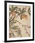 One of a Series of Paintings of Birds and Fruit, Late 19th Century-Wang Guochen-Framed Giclee Print