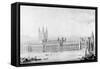 One of Barry's Design for the New Houses of Parliament, May 21, 1836-Charles Barry-Framed Stretched Canvas