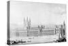 One of Barry's Design for the New Houses of Parliament, May 21, 1836-Charles Barry-Stretched Canvas