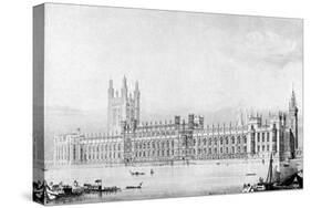 One of Barry's Design for the New Houses of Parliament, May 21, 1836-Charles Barry-Stretched Canvas