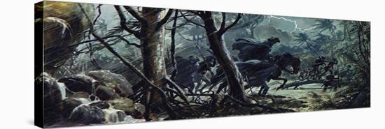 One of Clive's Exploits Was to March to Arcot in a Fierce Monsoon-Alberto Salinas-Stretched Canvas