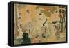 One of Eight Views of Kanjin Sumo, Pub. by Tsutaya, 19th Century-Utagawa Kunisada-Framed Stretched Canvas