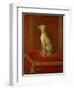 One of Frederick Ii's Italian Greyhounds-German School-Framed Giclee Print
