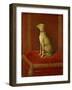 One of Frederick Ii's Italian Greyhounds-German School-Framed Giclee Print