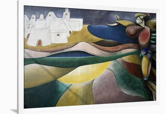 One of Hundreds of Murals in Orgosolo, Sardinia, Italy-null-Framed Giclee Print