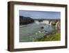 One of Iceland's Most Spectacular Waterfalls, Godafoss (Waterfall of the Gods), Outside Akureyri-Michael Nolan-Framed Photographic Print