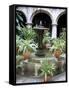 One of Many Lovely Garden Courtyards in Old Havana, Havana, Cuba, West Indies, Central America-R H Productions-Framed Stretched Canvas