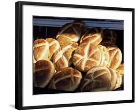 One of Many Types of Turkish Bread, Turkey, Eurasia-Michael Short-Framed Photographic Print