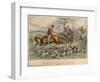 One of Multum in Parvos Going Days, 1865-John Leech-Framed Giclee Print