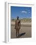 One of the 100 Men of Another Place, also known as the Iron Men, Statues by Antony Gormley-Ethel Davies-Framed Photographic Print