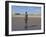 One of the 100 Men of Another Place, also known as the Iron Men, Statues by Antony Gormley-Ethel Davies-Framed Photographic Print