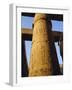 One of the 102 Columns in the Great Hypostyle Hall, Temple of Karnac, Karnac, Egypt, North Africa-Ken Gillham-Framed Photographic Print