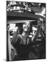 One of the 12% of Women Working on the Assembly Line of a Volkswagen Plant-Paul Schutzer-Mounted Photographic Print