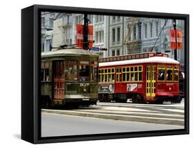One of the 1920s Era Streetcars-null-Framed Stretched Canvas