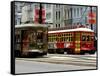 One of the 1920s Era Streetcars-null-Framed Stretched Canvas