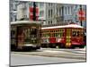 One of the 1920s Era Streetcars-null-Mounted Photographic Print