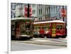 One of the 1920s Era Streetcars-null-Framed Photographic Print