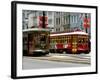 One of the 1920s Era Streetcars-null-Framed Photographic Print