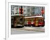 One of the 1920s Era Streetcars-null-Framed Photographic Print