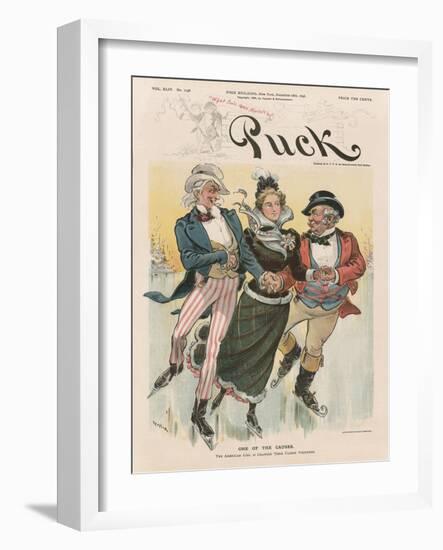 'One of the Causes', Cover from 'Puck Magazine', Vol. XLIV, No. 1138, Dec. 28th 1898-Joseph Keppler-Framed Giclee Print