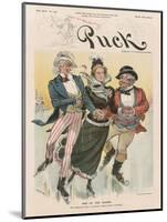 'One of the Causes', Cover from 'Puck Magazine', Vol. XLIV, No. 1138, Dec. 28th 1898-Joseph Keppler-Mounted Giclee Print