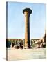 One of the Columns of King Taharqa, Karnak, Egypt, 20th Century-null-Stretched Canvas