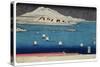 One of the Eight Views of Lake Biwa-Fusatane-Stretched Canvas