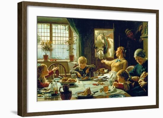 One of the Family, 1880-Frederick George Cotman-Framed Giclee Print