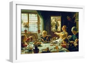 One of the Family, 1880-Frederick George Cotman-Framed Giclee Print