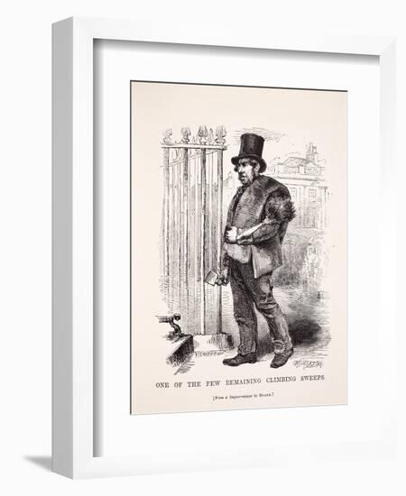 One of the Few Remaining Chimney Sweeps, from the Daguerreotype by Richard Beard-English-Framed Giclee Print