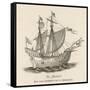 One of the Five Vessels of His Fleet the Caravel Victoria-null-Framed Stretched Canvas