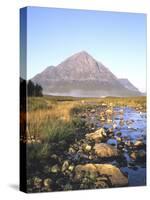 One of the Four Summits of Beauchaille Etive Mor, River Etive, Near Glencoe, Argyll, Scotland-Christopher Bettencourt-Stretched Canvas