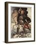 One of the Gods, Donner, summons the mist away', 1910-Arthur Rackham-Framed Giclee Print