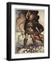 One of the Gods, Donner, summons the mist away', 1910-Arthur Rackham-Framed Giclee Print