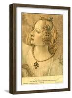 One of the Graces, Bottecelli-null-Framed Art Print