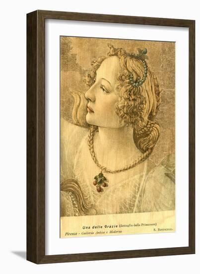 One of the Graces, Bottecelli-null-Framed Art Print