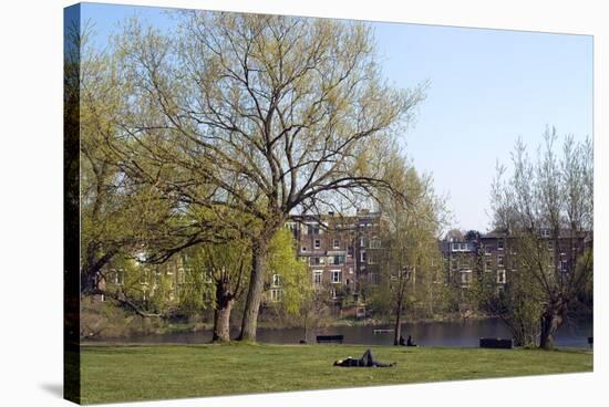 One of the Highgate Ponds, Hampstead Heath, London-Natalie Tepper-Stretched Canvas