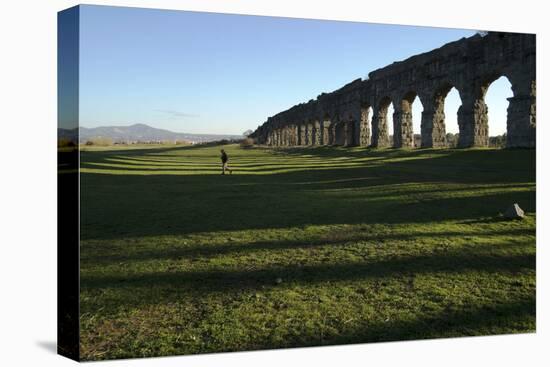 One of the Largest Aqueducts in Rome Built in the Year 38 Bc, Rome, Lazio, Italy, Europe-Oliviero Olivieri-Stretched Canvas