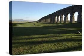 One of the Largest Aqueducts in Rome Built in the Year 38 Bc, Rome, Lazio, Italy, Europe-Oliviero Olivieri-Stretched Canvas