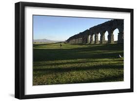 One of the Largest Aqueducts in Rome Built in the Year 38 Bc, Rome, Lazio, Italy, Europe-Oliviero Olivieri-Framed Photographic Print