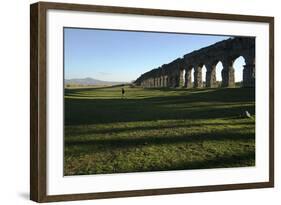 One of the Largest Aqueducts in Rome Built in the Year 38 Bc, Rome, Lazio, Italy, Europe-Oliviero Olivieri-Framed Photographic Print