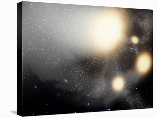 One of the Largest Smash-Ups of Galaxies Ever Observed-Stocktrek Images-Stretched Canvas
