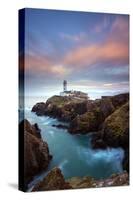 One of the lighthouses on the island, the Fanad Head, County Donegal, Ireland.-ClickAlps-Stretched Canvas