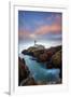 One of the lighthouses on the island, the Fanad Head, County Donegal, Ireland.-ClickAlps-Framed Photographic Print