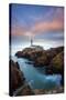 One of the lighthouses on the island, the Fanad Head, County Donegal, Ireland.-ClickAlps-Stretched Canvas