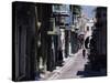 One of the Main Streets, Pyrgi, Chios (Khios), Greek Islands, Greece-David Beatty-Stretched Canvas