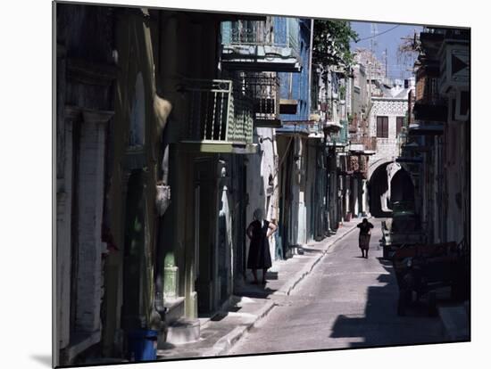 One of the Main Streets, Pyrgi, Chios (Khios), Greek Islands, Greece-David Beatty-Mounted Photographic Print