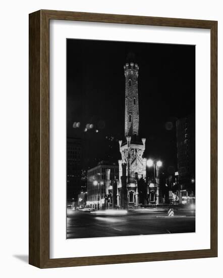 One of the Major Landmark Buildings in Chicago-null-Framed Photographic Print