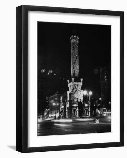 One of the Major Landmark Buildings in Chicago-null-Framed Photographic Print