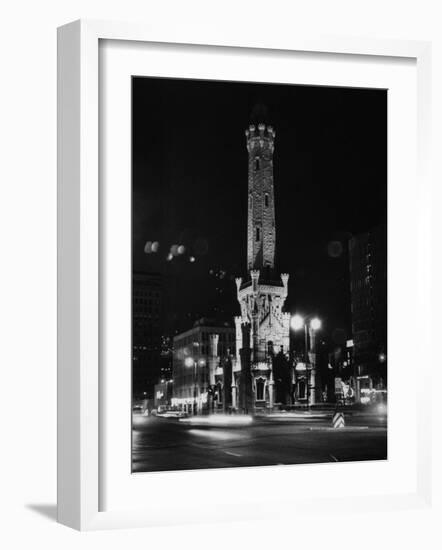 One of the Major Landmark Buildings in Chicago-null-Framed Photographic Print